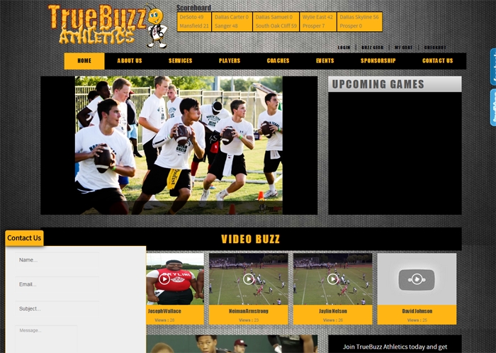 Sports Team Websites